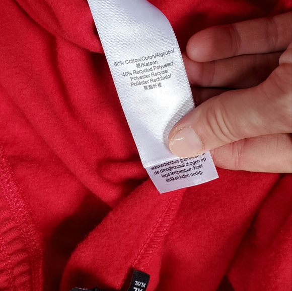 DKNY Sport Red Jogger Sweatpants with side seam crystal detailing for Macy's NWT - Picture 3 of 8